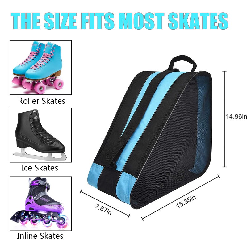 Peyorom Skate Bags - Multi-Skate Accessories For Kids & Adults (Blue) - Image 2