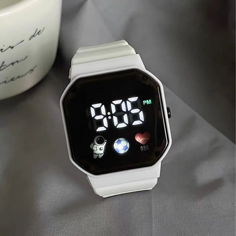 ساعة إلكترونية للشباب المراهقين طلاب المدارس الإعدادية عصرية للأطفال في المدارس الثانوية المبكرة الفتيات رياضية مقاومة للماء 2023 جديدة - Image 2