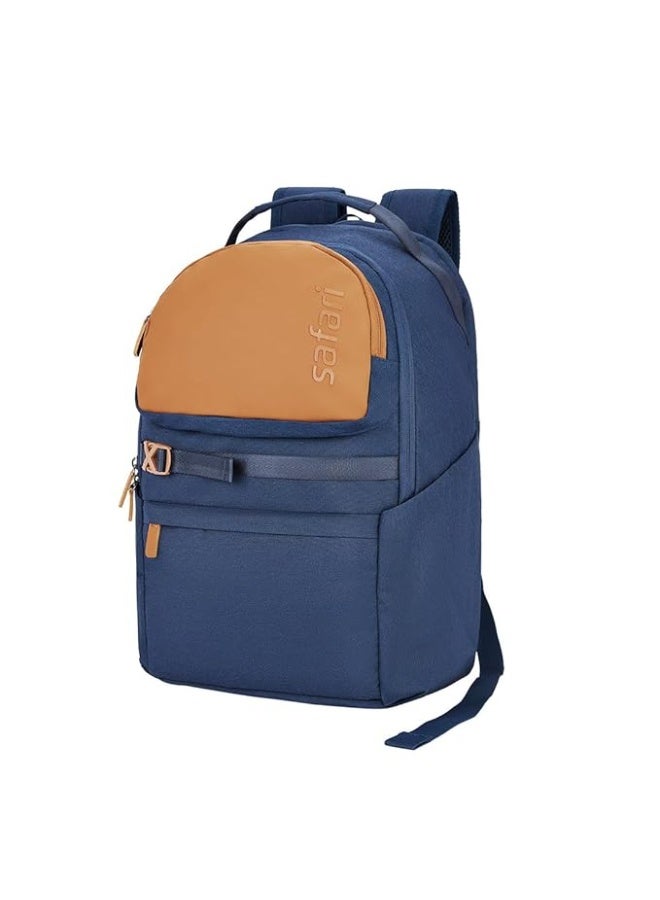 Safari Dart 2 24L College backpack, 2 compartments, 17" laptop compatible, Smart trolley sleeve, Front pocket, college backpack bags for women and men, travel bag, Ideal for Students, Color - Blue - Image 1