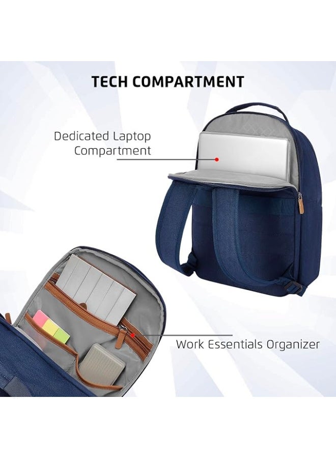 Safari Dart 2 24L College backpack, 2 compartments, 17" laptop compatible, Smart trolley sleeve, Front pocket, college backpack bags for women and men, travel bag, Ideal for Students, Color - Blue - Image 4