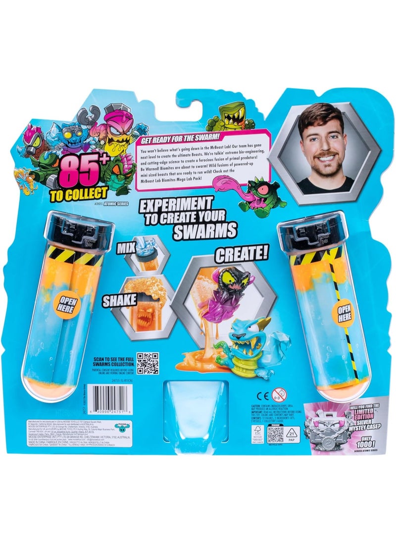 MrBeast Lab Swarms Atomic Series 12 Pack | Panther Claws Mystery Beasts! Add Water | Shake & Reveal Hidden Creatures