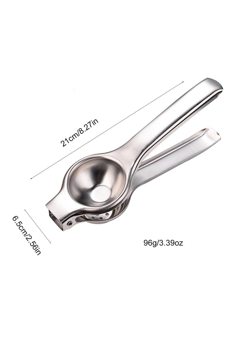 Hoasis Kitchen Item,201 Stainless Steel Lemon Squeezer, Premium Quality Citrus Hand Juicer for Max Extraction, Manual Juice Press for Effortless Use, Large Size - Image 2