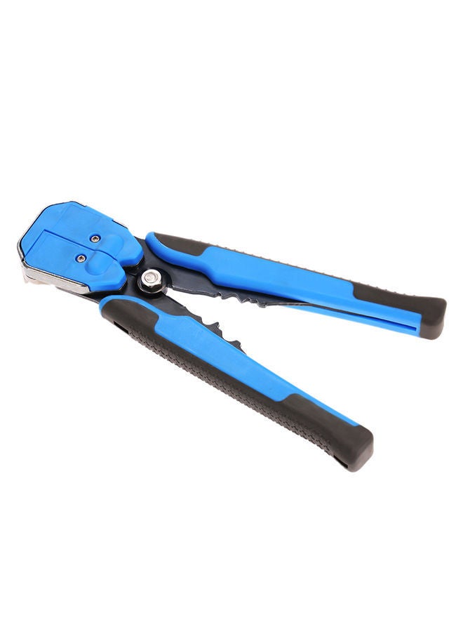 NIBEMINENT Multifunctional Adjustable Cable Wire Stripper Crimping Tool Blue - Image 3