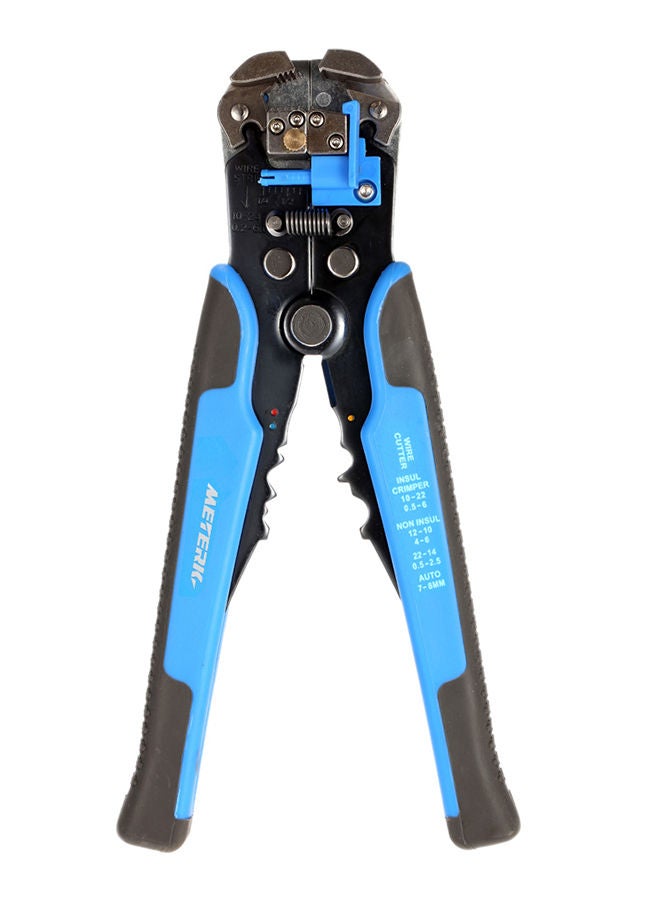 NIBEMINENT Multifunctional Adjustable Cable Wire Stripper Crimping Tool Blue - Image 5