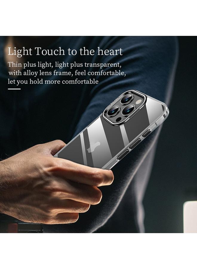 SULADA Case For iPhone 15 Pro PC + Aluminum Alloy Lens Holder Phone Case - Image 4