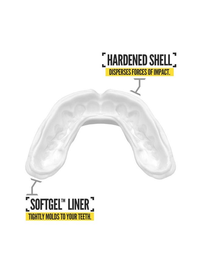 NXT NXTRND - 2 Pack Nxtrnd Rush Mouth Guard for Boxing and Other Sports (Black & White Fangs) - Image 1