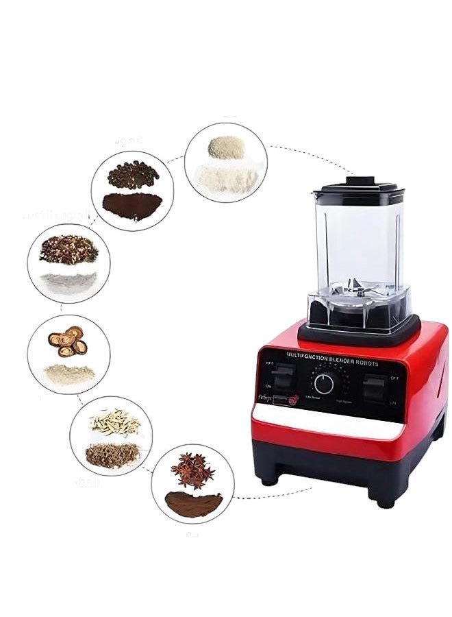 SILVER CREST High-Powered Professional Blender with 9000W Motor, 3.5L Capacity, Dual Cups, and Stainless Steel Blades for Ice, Spices & Smoothies, MS‑9880  - Image 5