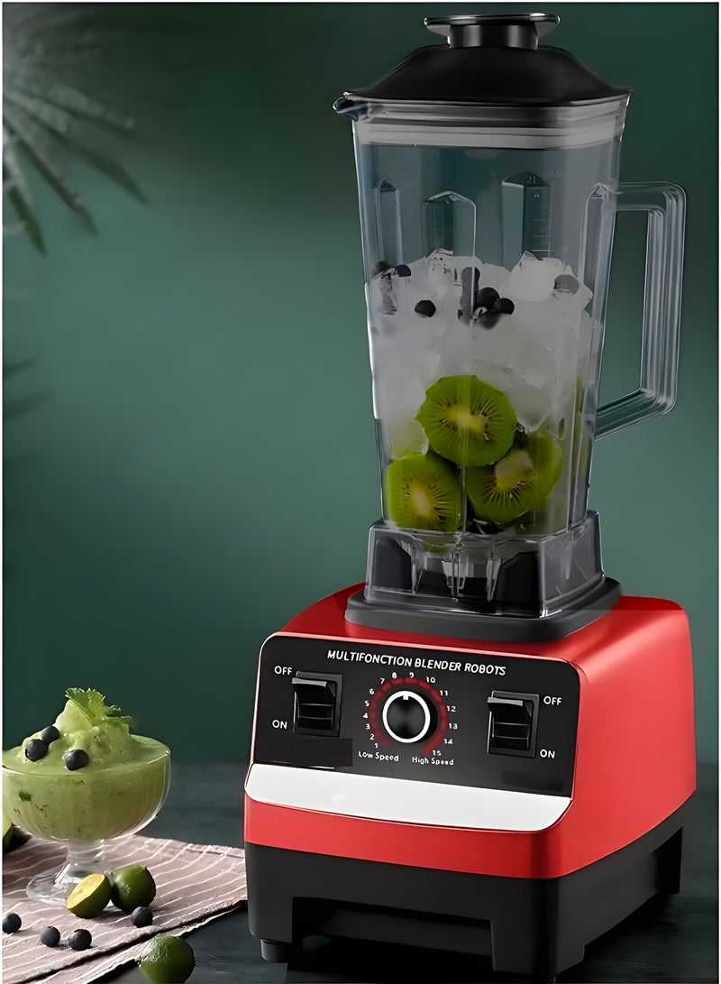 Professional Blender with, 3.5L Capacity, Dual Cups, and Stainless Steel Blades for Ice, Spices & Smoothies, MS‑9880 - Image 3