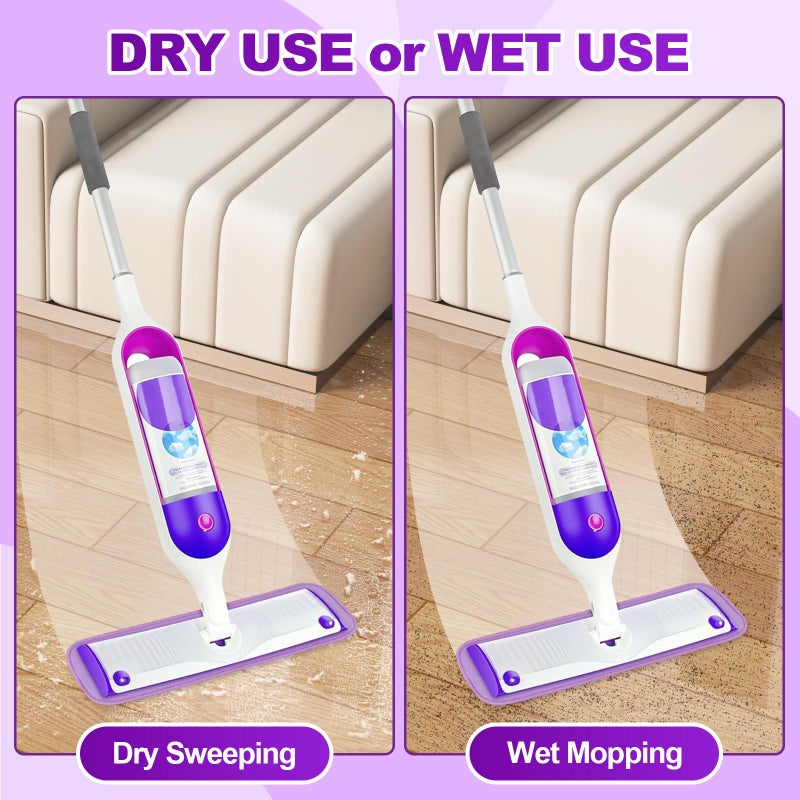 Orighty Reusable Mop Pads for Swiffer PowerMop, 10 Pack Power Mop Pads Refills for 13 ''-15 '' Spray Mop, Microfiber Mop Pads Refills for Multi-Surface Floor, Machine Washable - Image 3