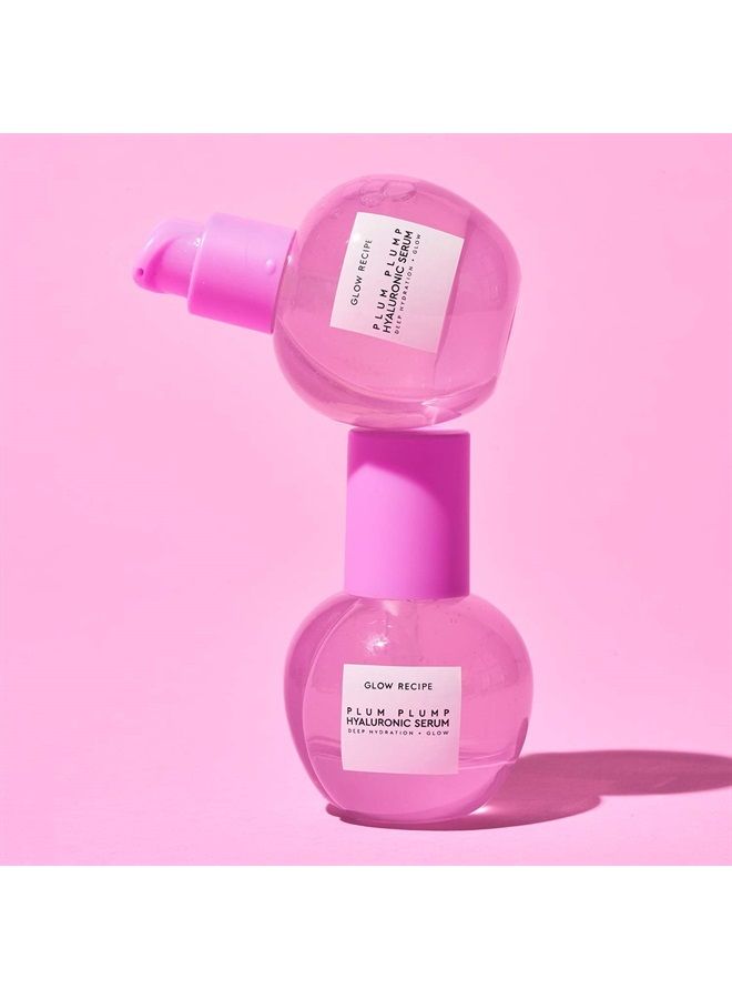 GLOW RECIPE سيروم هيدراتينغ بلام بلامب - سيروم حمض الهيالورونيك المرطب وزيت البرقوق للتجاعيد والخطوط الدقيقة - سيروم وجه بفيتامين ب5 وبروتين الحرير وكولاجين نباتي - سيروم توهج البشرة (30 مل) - Image 5