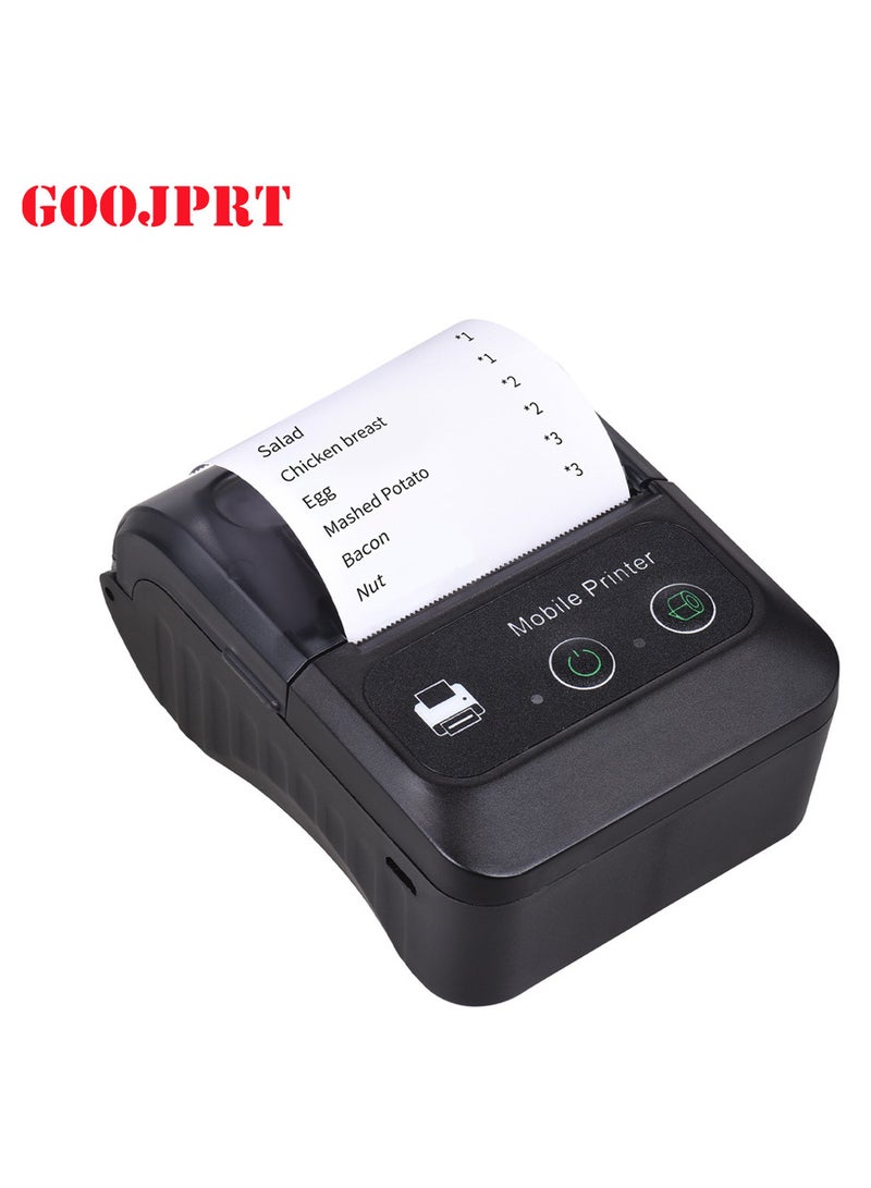 Portable Wireless BT 58mm Thermal Receipt Printer Mini USB Bill POS Mobile Printer - Image 1