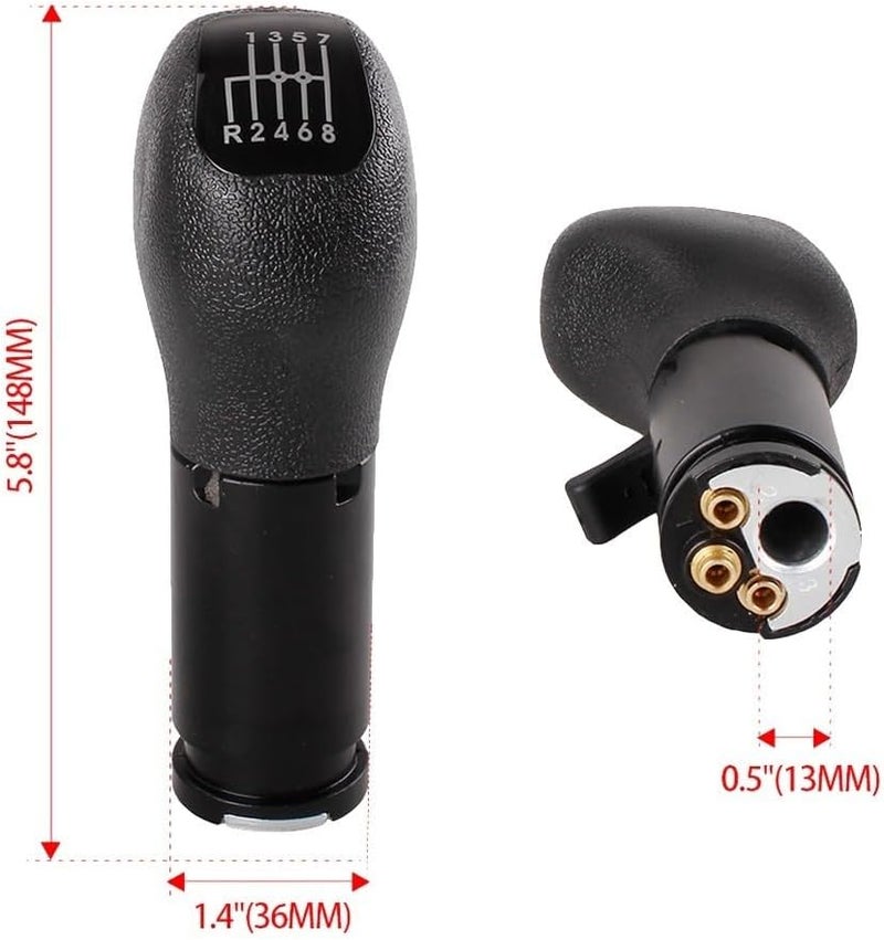 QASULER 8 Speed Manual Gear Shift Knob - Image 2