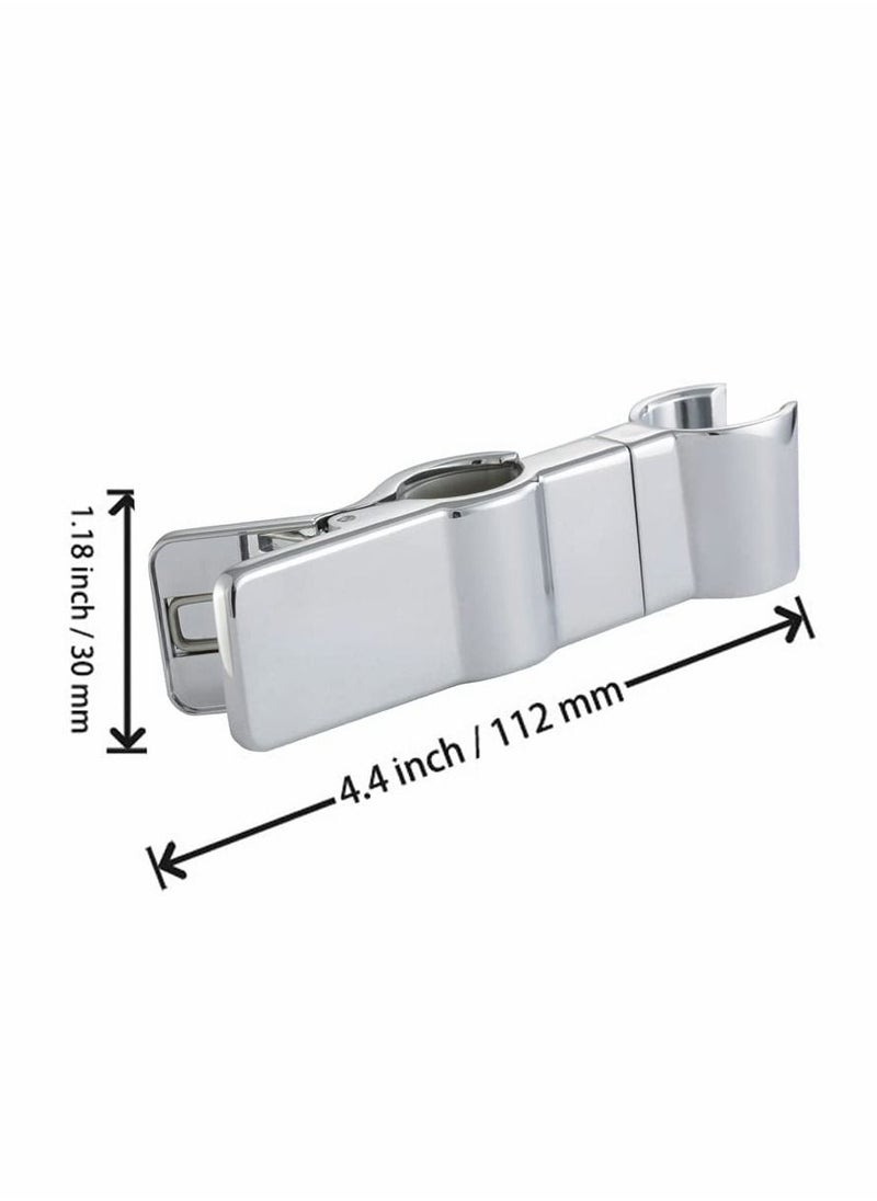 Y&D Adjustable Shower Head Holder for Slide Bar, Universal 20-25MM O.D Rail Bracket Hand Arm Adapter Slider Clamp Bathroom Replacement Sprayer Mount  - Image 5