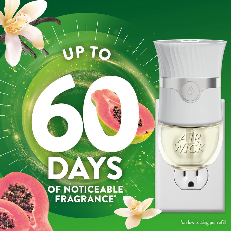 Air Wick Plug in Scented Oil Refill,Vanilla & Pink Papaya, 10 ct - Image 2