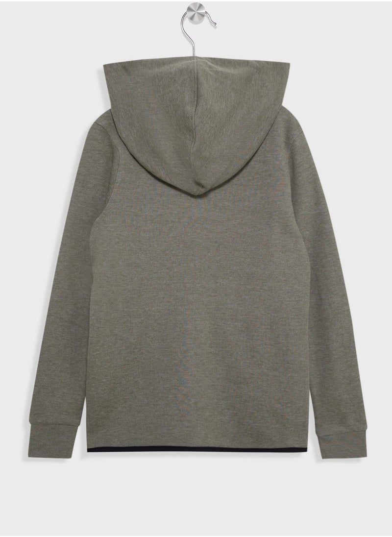 Jack & Jones Junior - Youth Zip Through Hoodie - Image 1