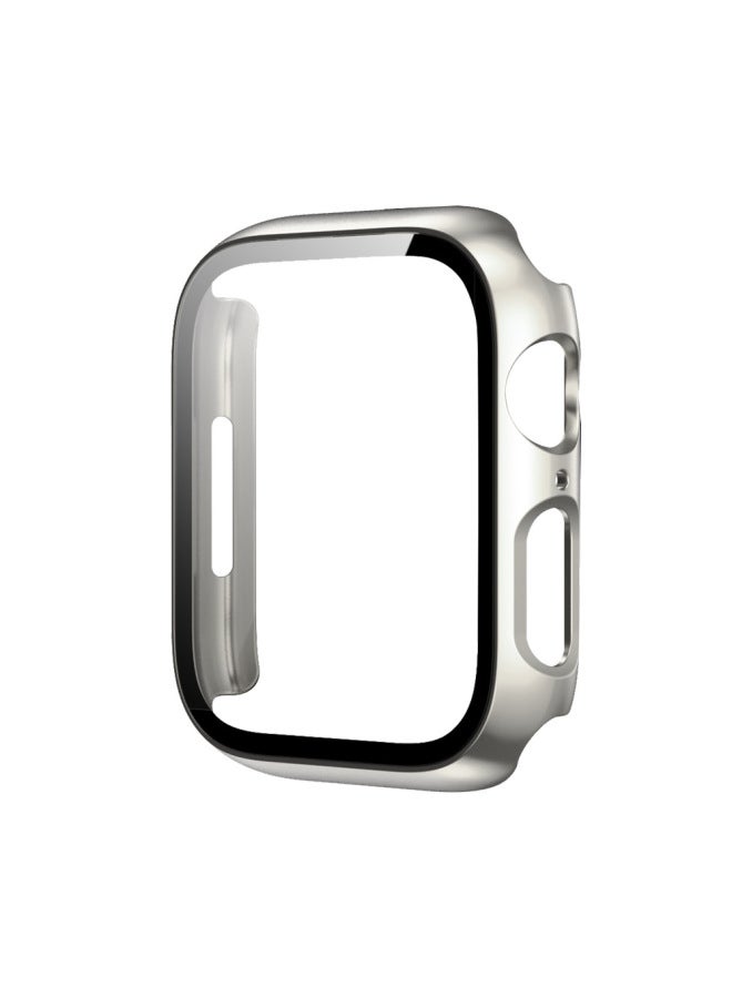 Neutral For Apple Watch10 Full Series Apple Watch Case Pc Frosted Oil Spray Tempered Film All-in-one Case - Image 1