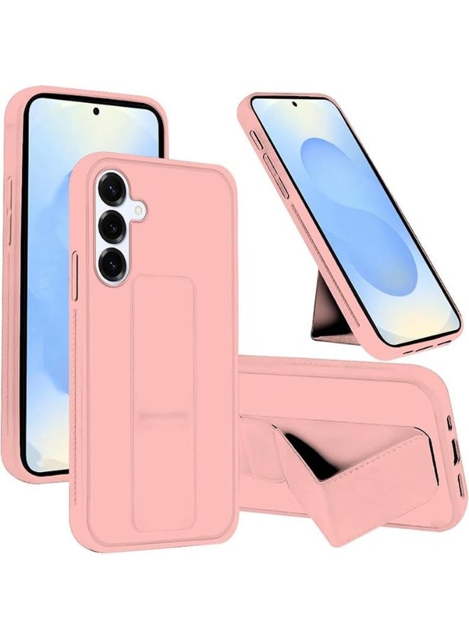 Samsung Galaxy A37 5G Back Stand Case Magnetic Car Holder Soft Silicone Horizontal & Vertical Kickstand Cover Wrist Strap Full protection Case for Samsung Galaxy A37 5G - Image 1