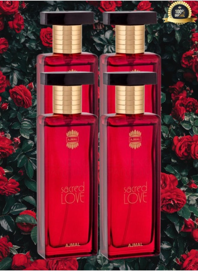 أجمل أيام 4 قطع عطر ساكريد لاف 50مل  - Image 1