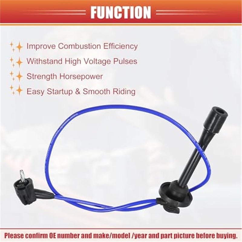 Vuzmode Car Spark Plug Coil Wires Set - Image 2