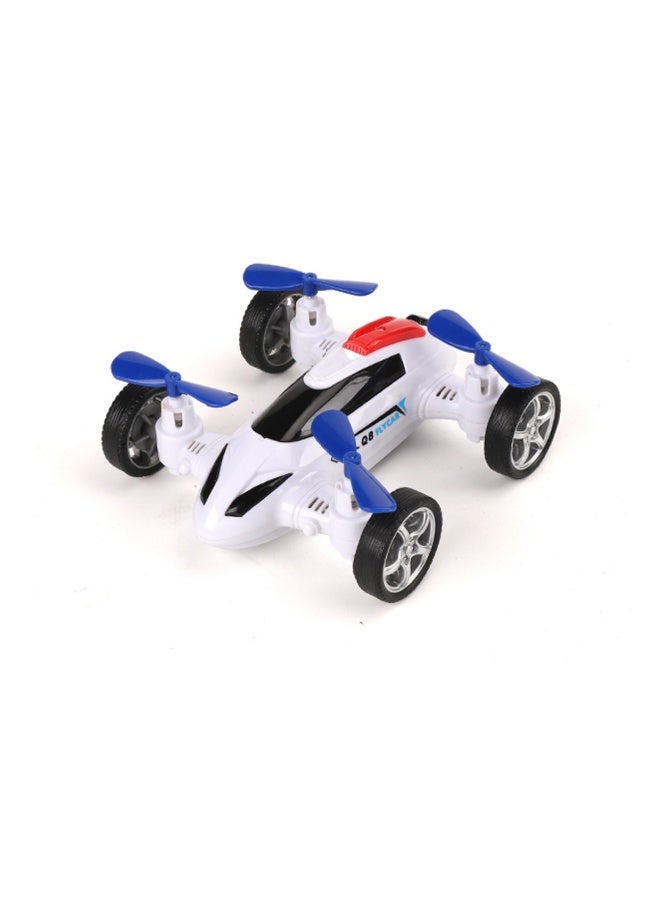 D-Power - Friction-Powered Fly Car with Rotating Propellers - White | Fun, Battery-Free Toy for Kids | Age 3+ - Image 1
