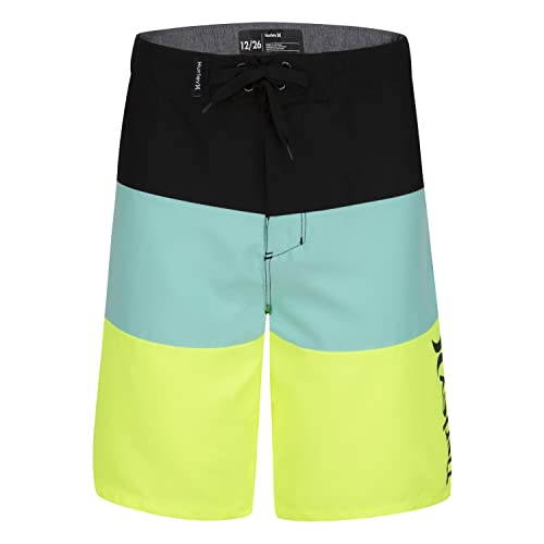 Hurley Boys' Big Classic Board Shorts, Tropical/Black, 10 - Image 1