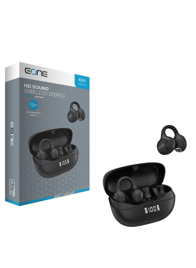 EONE - Wireless Stereo Earbuds, High-Definition Sound, Analog ANC Noise Reduction, with Charging Case and Digital Display - Image 1