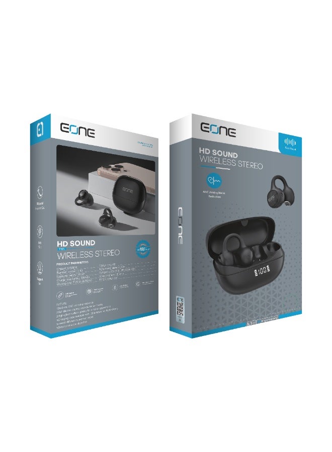 EONE - Wireless Stereo Earbuds, High-Definition Sound, Analog ANC Noise Reduction, with Charging Case and Digital Display - Image 5