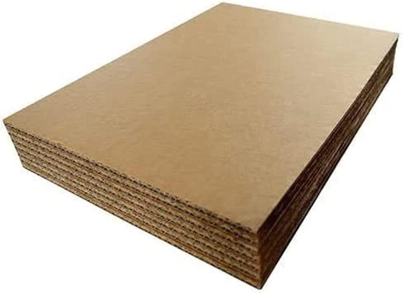 Al Raied ARS® A2 Brown Cardboard Sheets, Pack of 5 for Packaging and Crafts - Image 1