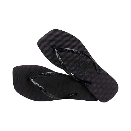 Havaianas Slim Square Flip Flop, Black Flip Flop - Image 4
