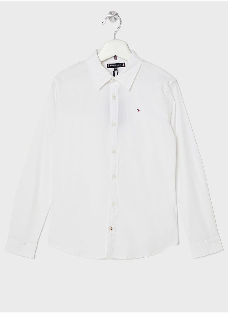 TOMMY HILFIGER Youth Button Down Shirt  - Image 1
