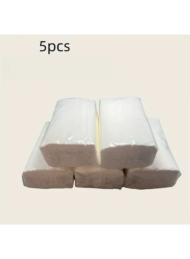 5pcs Portable Tissues 6.88x3.54x1.57 Inch Compact High Absorbency BPA Free Bulk Pack - Image 1