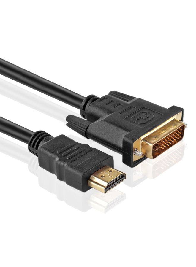High Speed HDMI To DVI Adapter Cable Black - Image 3