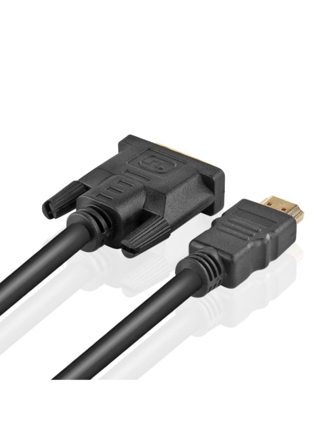 High Speed HDMI To DVI Adapter Cable Black - Image 2