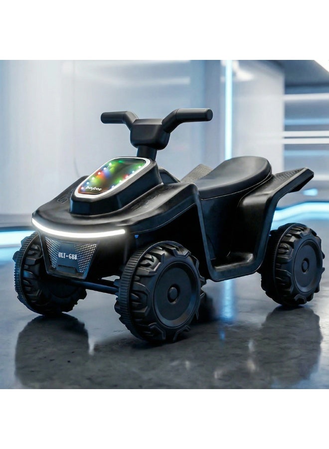 BAYBEE Giddy ATV Battery-Operated Kids Bike | Rechargeable Electric Ride-On with Lights, USB & Music | Big Beach Motorbike for Boys & Girls 2-5 Years - Image 1