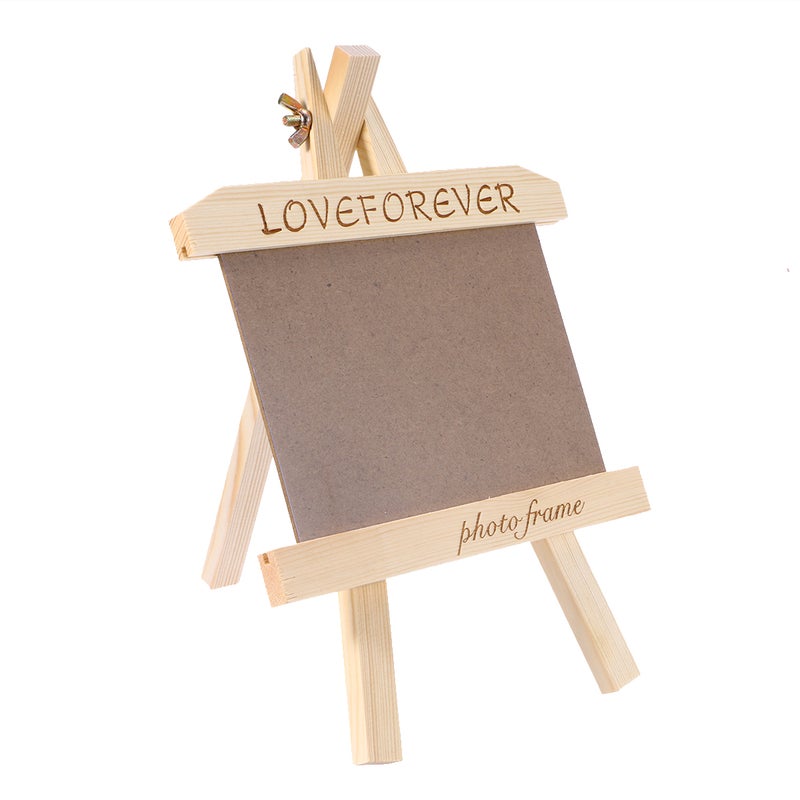 2pcs DIY Single Picture Photo Frame Tabletop Photo Wood Photo Frame with Stand for Home Decor Horizontal Version for 18 x 13CM Picture - Image 2