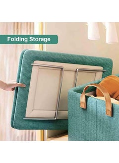 Clothes Storage Box Storage Bins Organizer with Handle Foldable Closet Storage Container Washable Closet Storage Boxes with Carrying Handles for quilts, blankets, bedding,etc - pzsku/ZC64F3F1CE3995DE94C2EZ/45/_/1739776217/4224ea66-d5e8-4ab1-8d32-597a2619c677