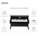 ZIPPY Kids Piano Keyboard 25 Keys Digital Piano for Kids Mini Music Educational Instrument Toy Wood Toy for Toddlers Girls Boys Black - Image 4