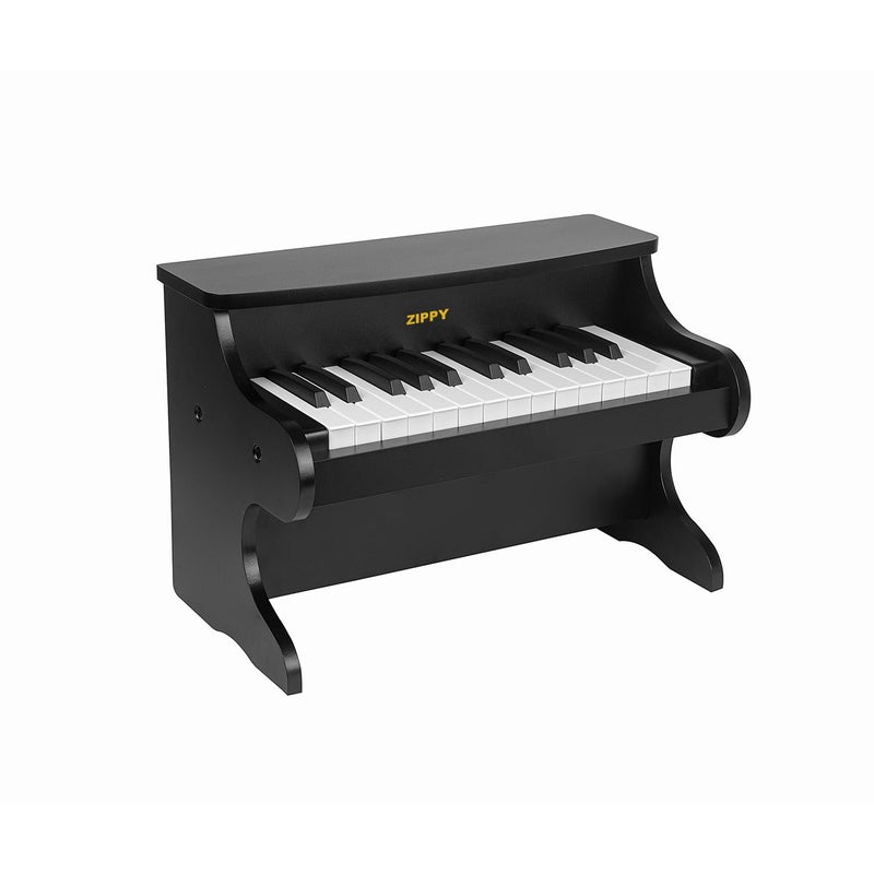ZIPPY Kids Piano Keyboard 25 Keys Digital Piano for Kids Mini Music Educational Instrument Toy Wood Toy for Toddlers Girls Boys Black - Image 3