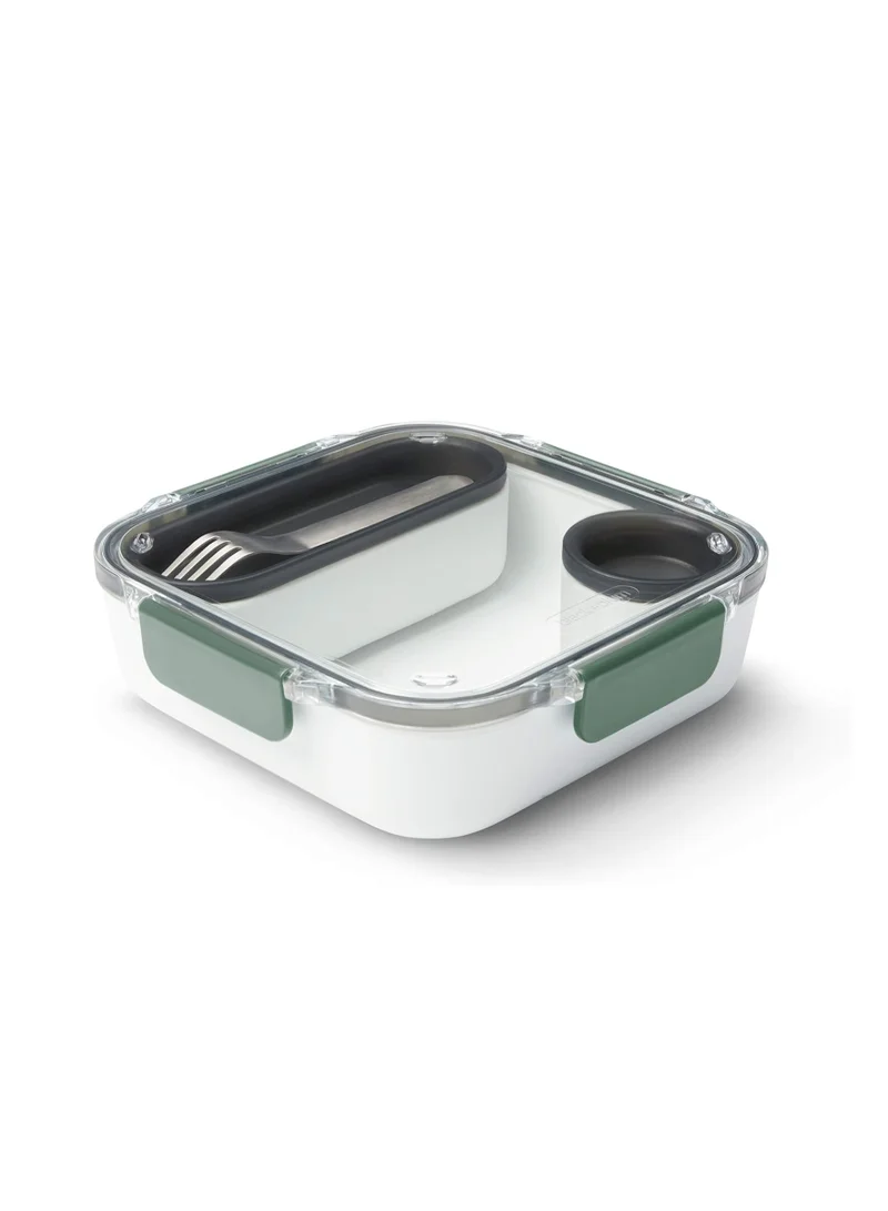 Black and Blum Lunch Box Original Olive Silver/Olive 22.3x15x5.2cm
