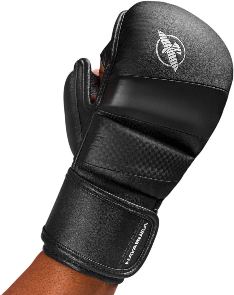 Hayabusa T3 7oz Training Sparring MMA Gloves for Men and Women - Black, Medium - Image 2