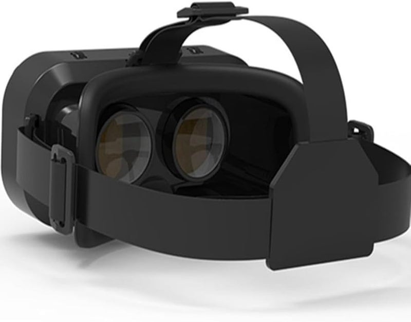 سماعة رأس الواقع الافتراضي القابلة للتعديل مع جهاز تحكم للهواتف الذكية مقاس 4.7 إلى 7 بوصة للأفلام والألعاب - Image 4