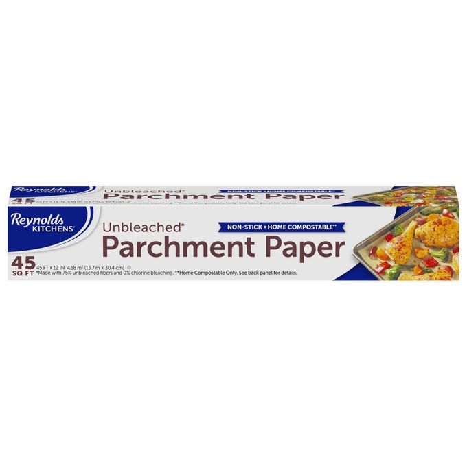 Reynolds Kitchens Unbleached Parchment Paper Roll, 45 Square Feet - Image 1