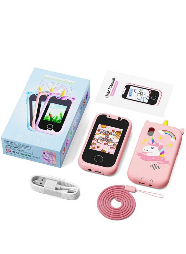 Kids Smart Phone Toys for Girls Ages 3-8 Toddler Play Travel Toys with Dual Camera, Unicorn Educational Learning Games Puzzles MP3 Music Player Birthday Gifts for Kids(Pink) - pzsku/ZC64F9194CD3B906ADCD6Z/45/_/1731476323/0c9b4726-a7de-406d-a35b-e59eb8988de3