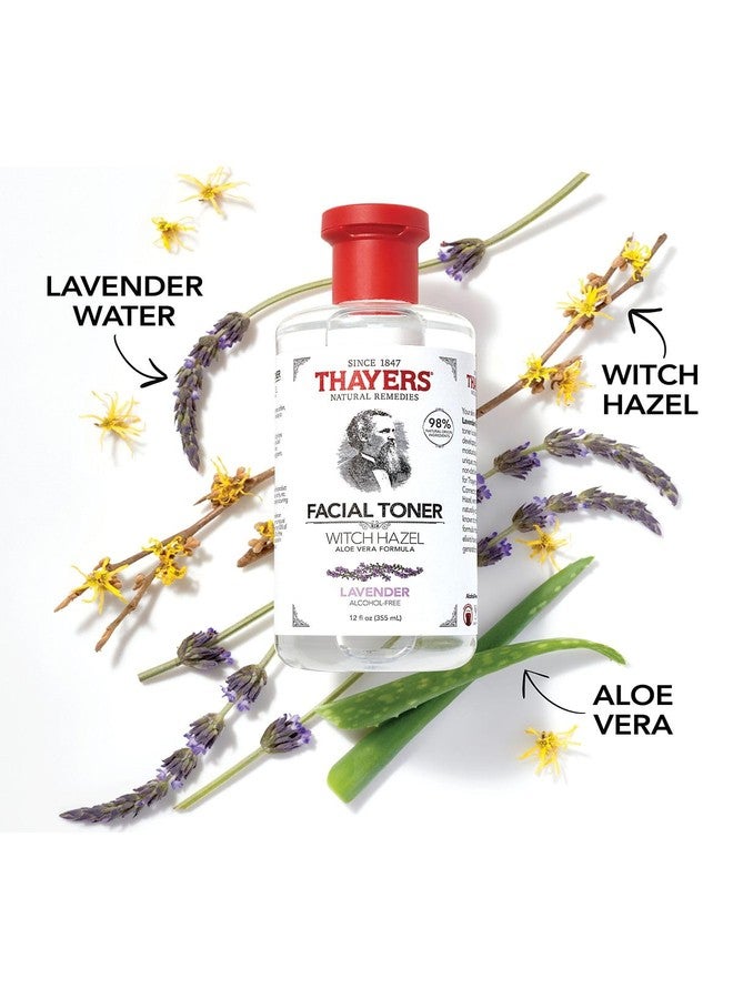 THAYERS Witch Hazel Lavndr Alcfre, Clear, 12 Fl Oz - Image 3