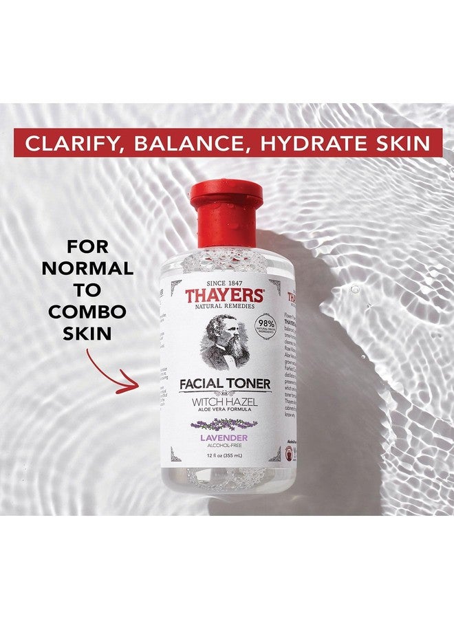 THAYERS Witch Hazel Lavndr Alcfre, Clear, 12 Fl Oz - Image 4