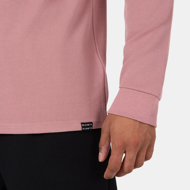 Sun And Sand Sports Pink Men's Ottoman T-Shirt for Men | Best Price UAE