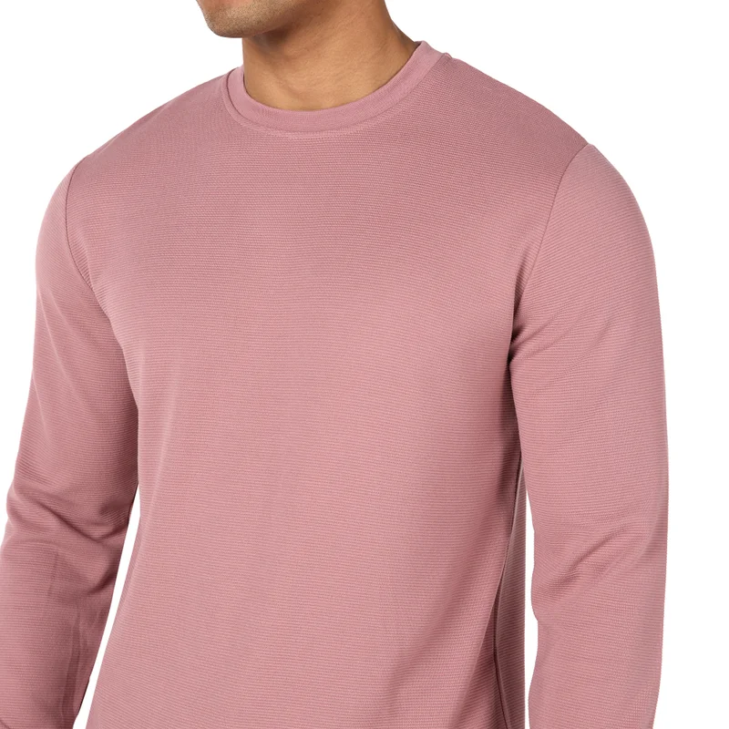 Sun And Sand Sports Pink Men's Ottoman T-Shirt for Men | Best Price UAE