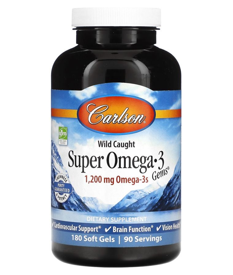 جواهر أوميغا-3 الفائقة المصطادة من البرية® 180 كبسولة لينة