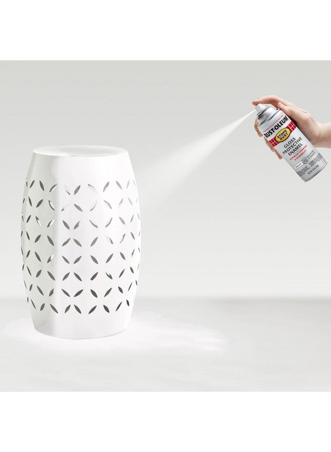 Rust-Oleum 250702 Stops Rust Spray Paint, 12 oz, Gloss Pure White - Image 5