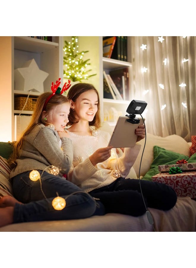 Yahenda - 2 Pack Video Conference Lighting Panel Soft Light for Computer with Clip Webcam Light with 3 Modes Laptop Light for Online Meeting Live Streaming Video Call Classroom Selfie - Image 1